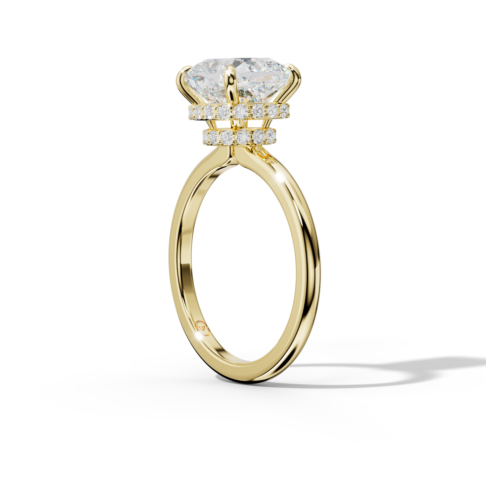 Sophia Cushion Cut Diamond Engagement Ring